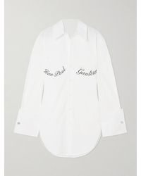 Jean Paul Gaultier - Printed Cotton-Blend Poplin Shirt - Lyst