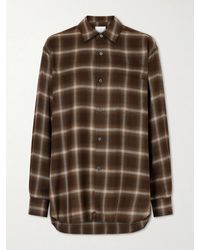 Ssstein - Checked Lyocell-Blend Gauze Shirt - Lyst