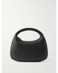 Bottega Veneta - Veneta Medium Intrecciato Leather Shoulder Bag - Lyst