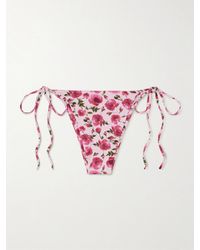 Magda Butrym - Floral-Print Bikini Briefs - Lyst
