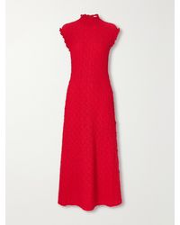 Proenza Schouler - Cleo Cotton-Blend Jacquard Midi Dress - Lyst