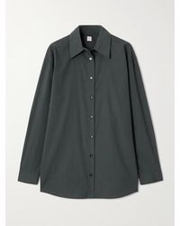 TOTEME - Garderob Organic Cotton-Poplin Shirt - Lyst