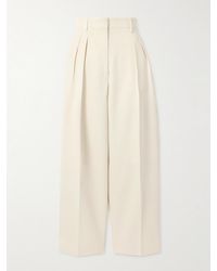 Altuzarra - Pantalon Fuselé Raccourci En Serge À Plis Dash - Lyst