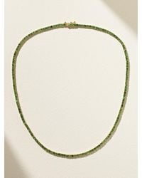 Roxanne First - 14-Karat Tsavorite Tennis Necklace - Lyst