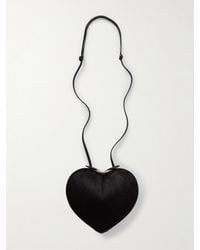 Alaïa - Le Coeur Leather-Trimmed Calf Hair Shoulder Bag - Lyst