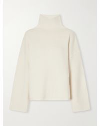 Almala - Amie Merino Wool And Cashmere Turtleneck Sweater - Lyst