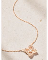 De Beers London - Lotus By De Beers 18-Karat Diamond Necklace - Lyst