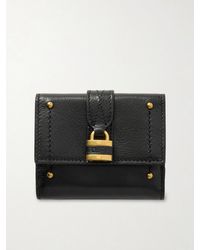 Chloé - Paddington Embellished Textured-Leather Cardholder - Lyst