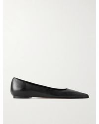 Aeyde - Cassy Ballerinas Mit Spitzer Kappe Aus Leder - Lyst