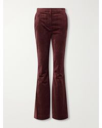 Veronica Beard - Gracie Velvet Flared Pants - Lyst