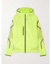 adidas By Stella McCartney - Truepace Hooded Neon Recycled-Shell Track Jacket - Lyst