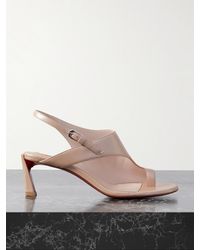 Christian Louboutin - Viva Condora 55 Leather Slingback Sandals - Lyst