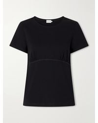 Deiji Studios - Gathered Organic-Cotton T-Shirt - Lyst