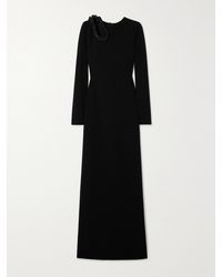 Stella McCartney - Net Sustain Cutout Crystal-Embellished Crepe Gown - Lyst
