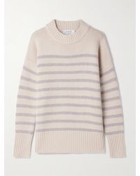 La Ligne - Marin Pullover Aus Einer Woll-Kaschmirmischung Mit Streifen - Lyst