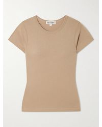 ÉTERNE - Short Sleeve Baby Tee T-Shirt Aus Jersey Aus Einer Baumwoll-Modalmischung - Lyst