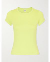 Flore Flore - Car Baby Tee Ribbed Organic Cotton-Jersey T-Shirt - Lyst