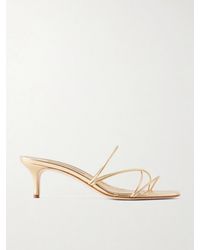 Manolo Blahnik - Ninfemu 50 Leather Sandals - Lyst