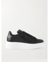 McQueen - E Leder Oversized Low-Top Sneakers - Lyst