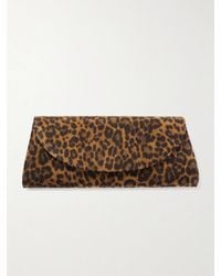Hunting Season - Opera Leopard-Print Suede Clutch - Lyst