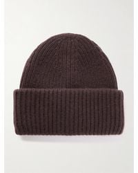 Yves Salomon - Ribbed Cashmere Beanie - Lyst