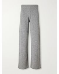 James Perse - Cashmere Wide-Leg Pants - Lyst