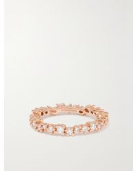 Suzanne Kalan - Eternity 18-Karat Rose Diamond Ring - Lyst