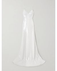Alex Perry - Bikini Sequined Mesh Gown - Lyst