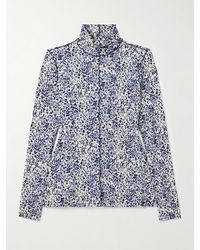 Proenza Schouler - Audrey Ruffled Cheetah-Print Jersey Turtleneck Top - Lyst