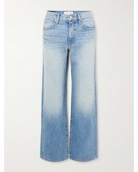 SLVRLAKE Denim - Jazmine Mid-Rise Wide-Leg Jeans - Lyst
