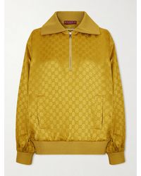 Gucci - Satin-Jacquard Track Jacket - Lyst