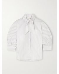 Kallmeyer - Lilette Striped Cotton-Poplin Shirt - Lyst