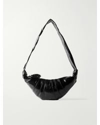 Lemaire - Croissant Small Paneled Coated-Canvas Shoulder Bag - Lyst