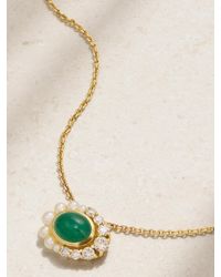 AMRAPALI LONDON - Navratna Kette Aus 18 Karat Mit Mehreren Steinen - Lyst