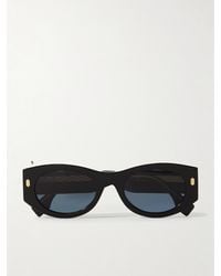 Fendi - Roma Oval-Frame Acetate Sunglasses - Lyst