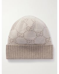 Gucci - Jacquard-Knit Cashmere Beanie - Lyst