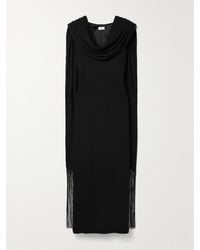 By Malene Birger - Cressida Maxikleid Aus Crêpe Mit Fransen - Lyst