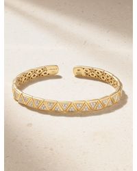 Marina B - Triangoli 18-Karat Diamond Bangle - Lyst