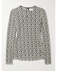 Isabel Marant - Haut En Tulle De Coton Mélangé À Broderies Soline - Lyst