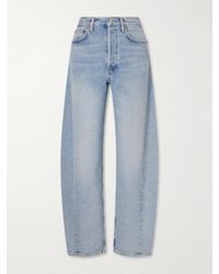 Agolde - Luna Pieced High-Rise Wide Leg Jeans - Lyst