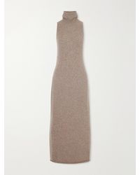 Lauren Manoogian - Soft Funnel Alpaca And Cashmere-Blend Midi Dress - Lyst