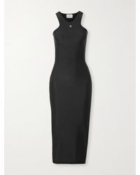 Coperni - Embellished Satin-Jersey Midi Dress - Lyst
