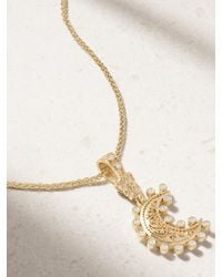 Marlo Laz - Southwestern Moon 14-Karat Diamond Necklace - Lyst
