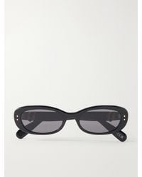 Dior - Dior Oblique B1I Oval Acetate Sunglasses - Lyst