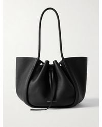 Proenza Schouler - Große Tote Aus Aus Strukturiertem Leder Mit Raffungen - Lyst