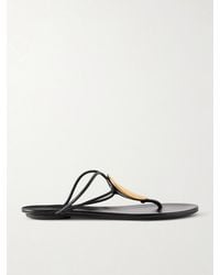 Proenza Schouler - Uma Embellished Leather Sandals - Lyst