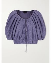 PAULINE DUJANCOURT - Lauren Printed Tulle Jacket - Lyst