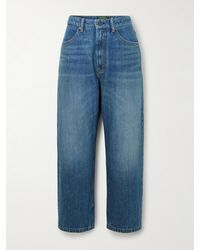 Polo Ralph Lauren - Bow High-Rise Tapered Jeans - Lyst