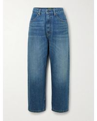 Polo Ralph Lauren - Bow High-Rise Tapered Jeans - Lyst