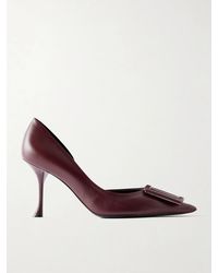Roger Vivier - Ville Dorsay 85 Leather Pumps - Lyst